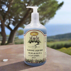 Sapone liquido all'olio di oliva e lavanda ml 500