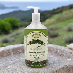 Sapone liquido all'olio di oliva e aloe ml 500