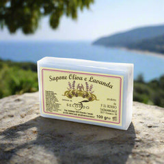Saponetta all'olio di oliva e lavanda gr 100