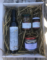 Confezione regalo: Olio EVO & delizie del frantoio.