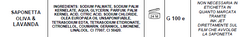 Saponetta all'olio di oliva e lavanda gr 100
