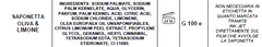 Saponetta all'olio di oliva e limone gr 100