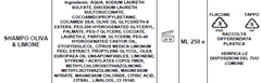 Shampoo all'olio di oliva e limone ml 250