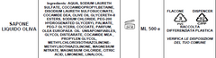 Sapone liquido all'olio di oliva ml 500