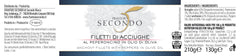 Filetti di acciughe piccanti sott’olio | Barattolo da 210 gr.