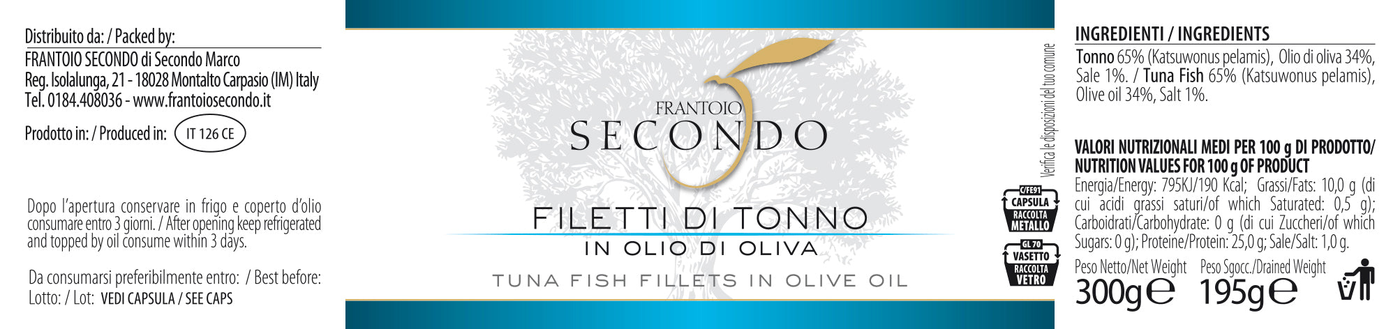 Confezione regalo: Olio EVO & delizie del frantoiano.