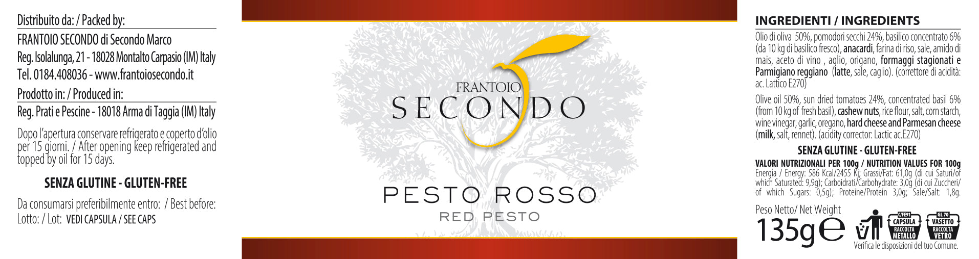 Confezione regalo: Olio EVO & Sapori liguri