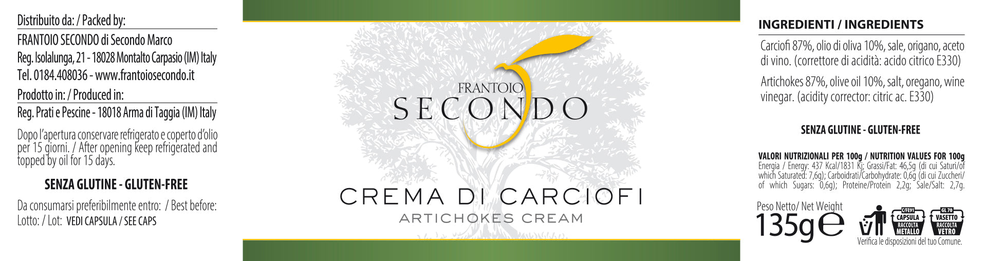 Confezione Regalo Spicy con Olio EVO e Sapori liguri